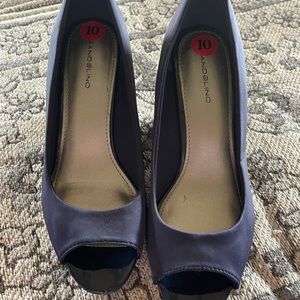 Bandolino navy blue wedge